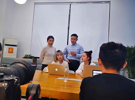 濟南某建設集團宣傳片拍攝花絮