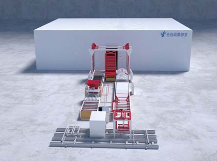 全自動蒸養室工廠三維動畫